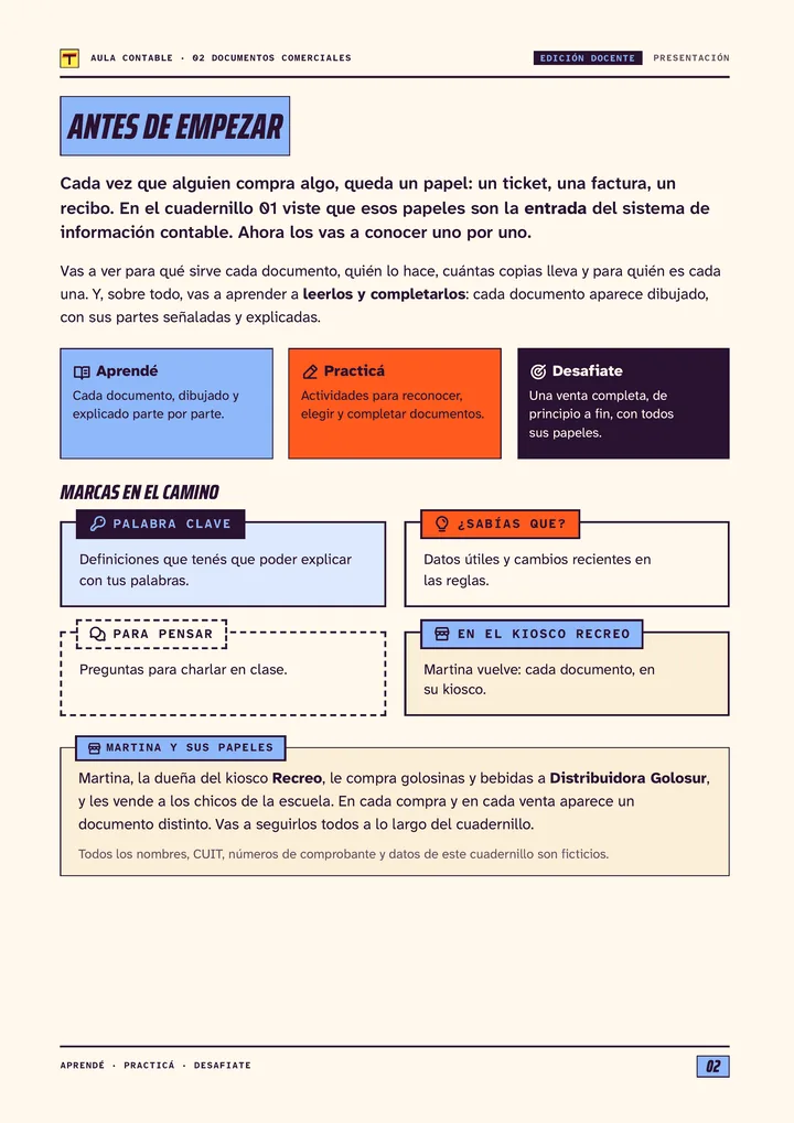Página 2 de Documentos comerciales, edición docente
