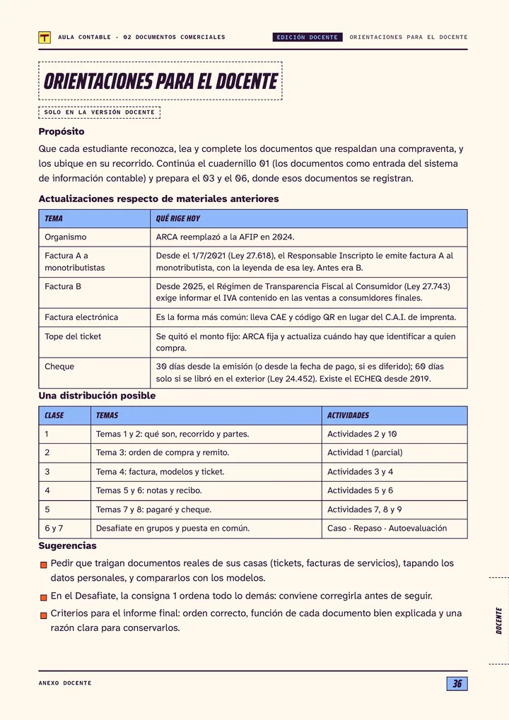 Página 36 de Documentos comerciales, edición docente