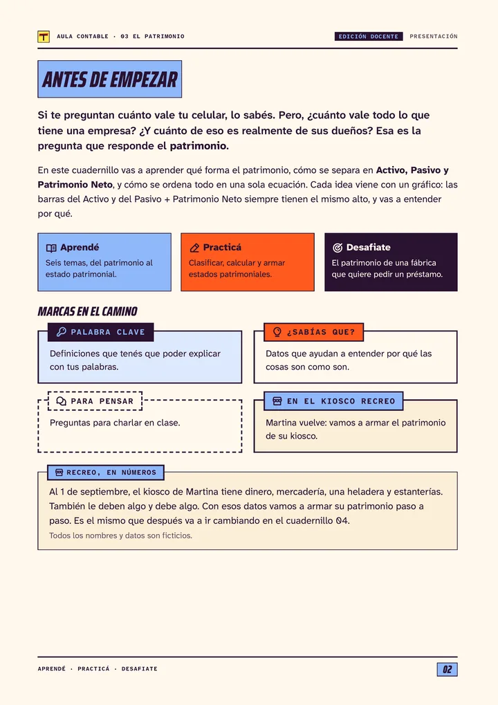 Página 2 de El patrimonio, edición docente