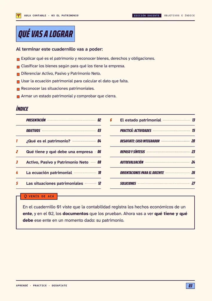 Página 3 de El patrimonio, edición docente