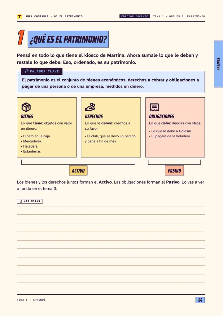 Página 4 de El patrimonio, edición docente