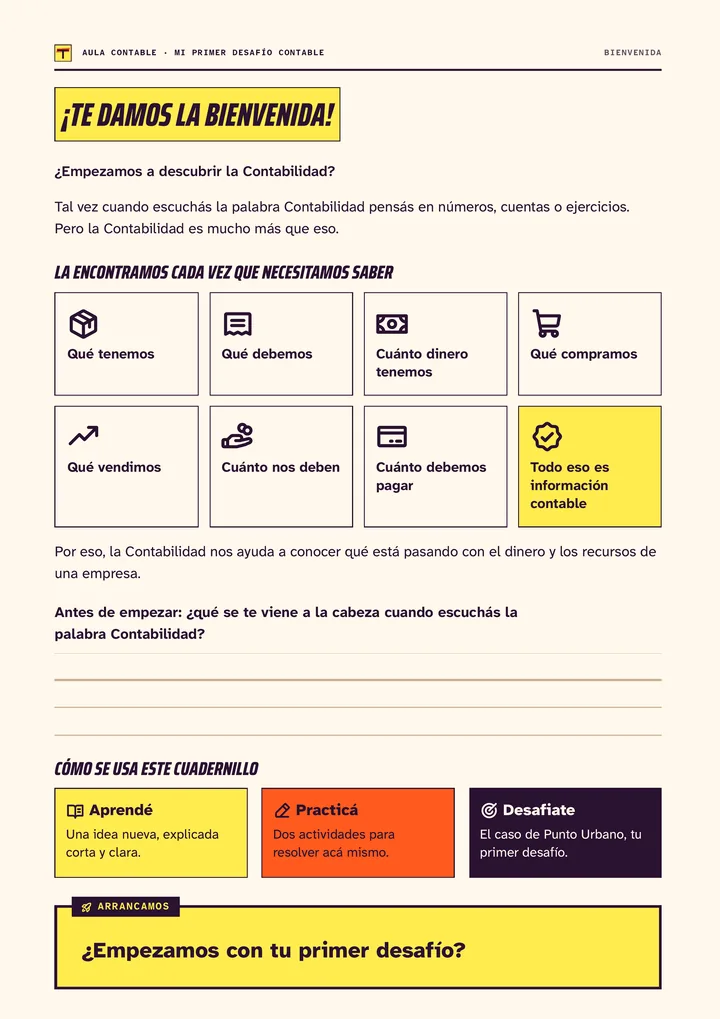 Página 2 de Mi primer desafío contable