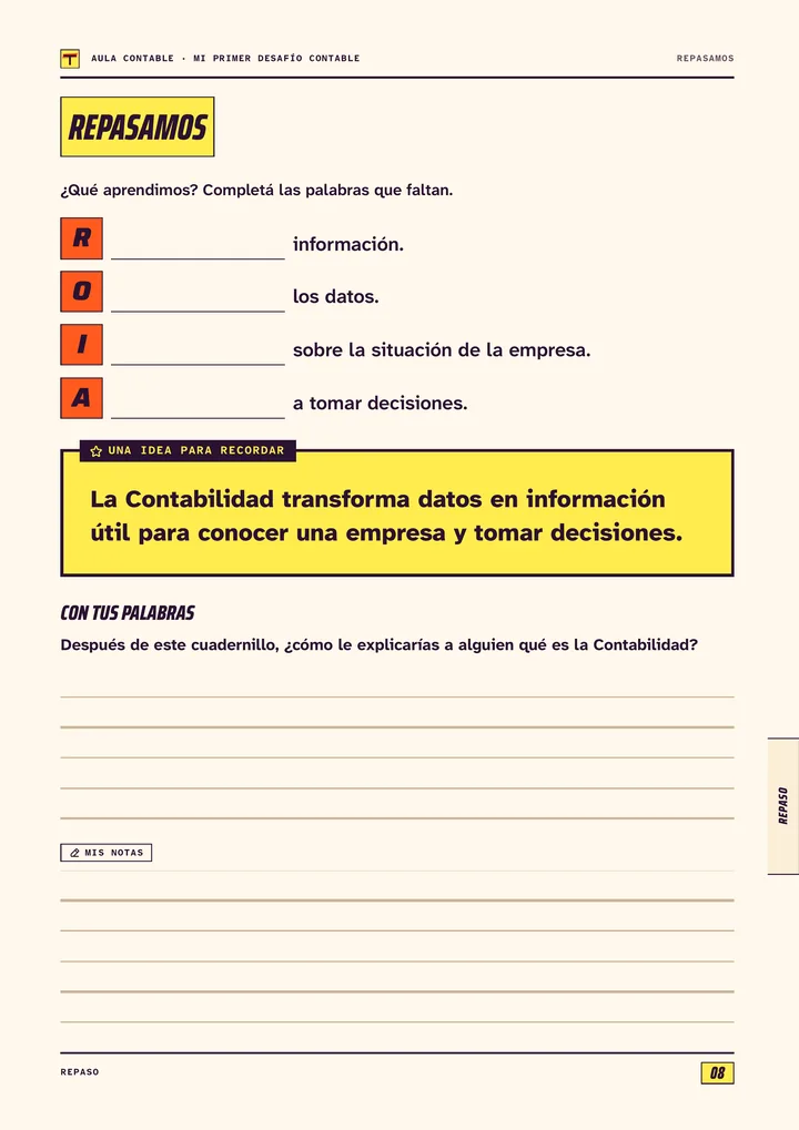 Página 8 de Mi primer desafío contable